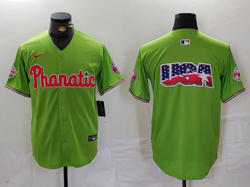 Men Philadelphia Phillies Blank Green Jointly 2024 Nike MLB Jersey style 8022